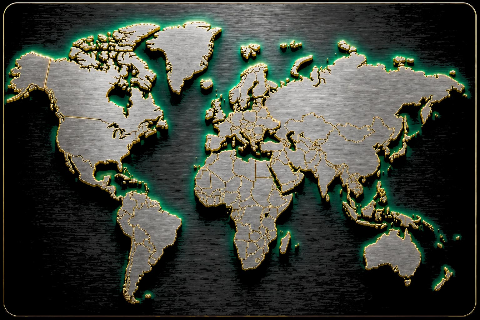 Onyx Mobile Network coverage — a global map with supported countries highlighted