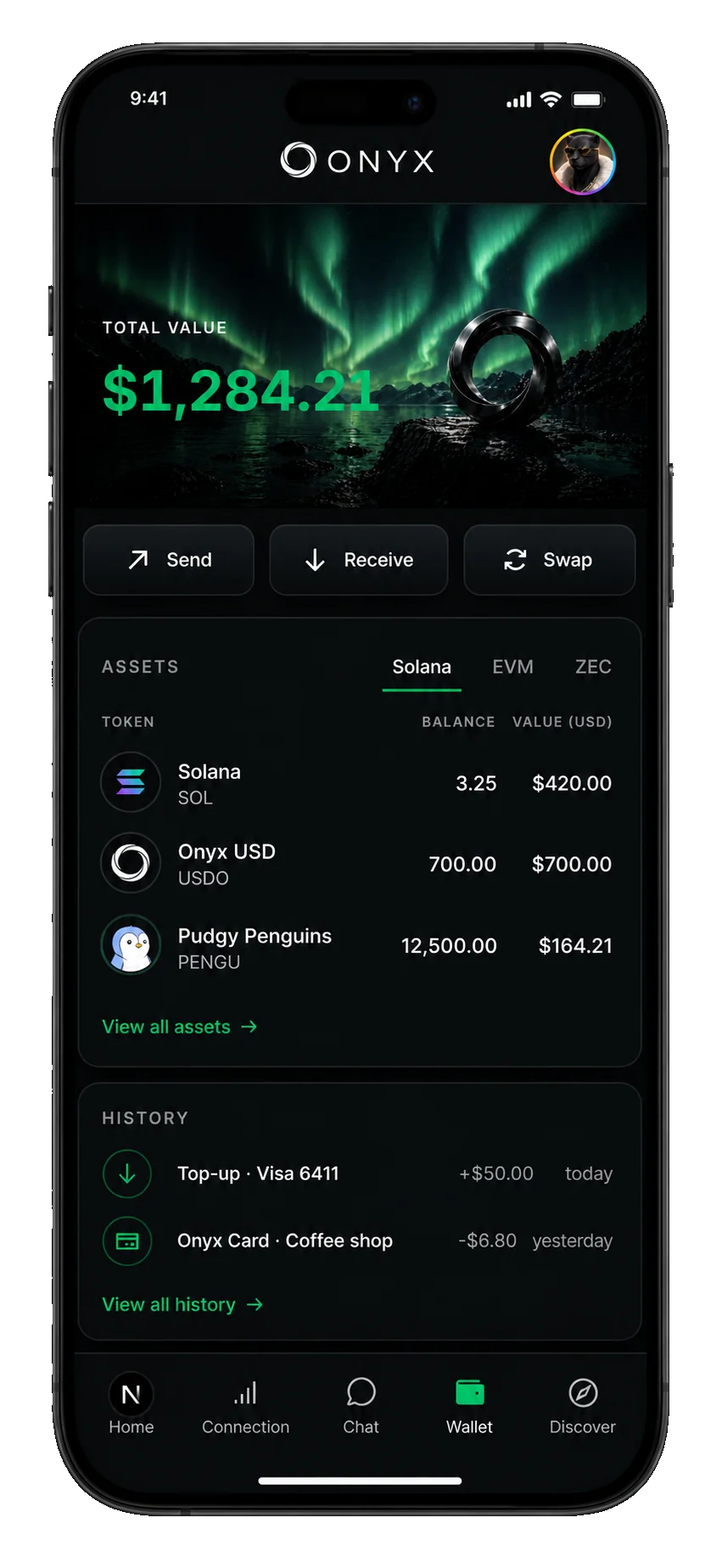 Onyx Wallet — one balance under your Onyx ID